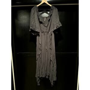 Free People Beach Bliss Maxi Dress - Gray - Size M